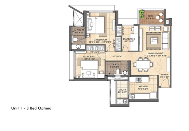 Lodha Bellevue Mahalaxmi  master plan